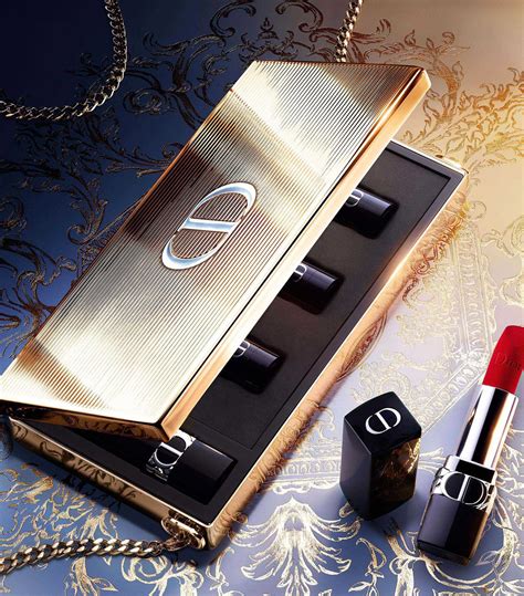 dior lipstick gold clutch|christian Dior lipstick clutch.